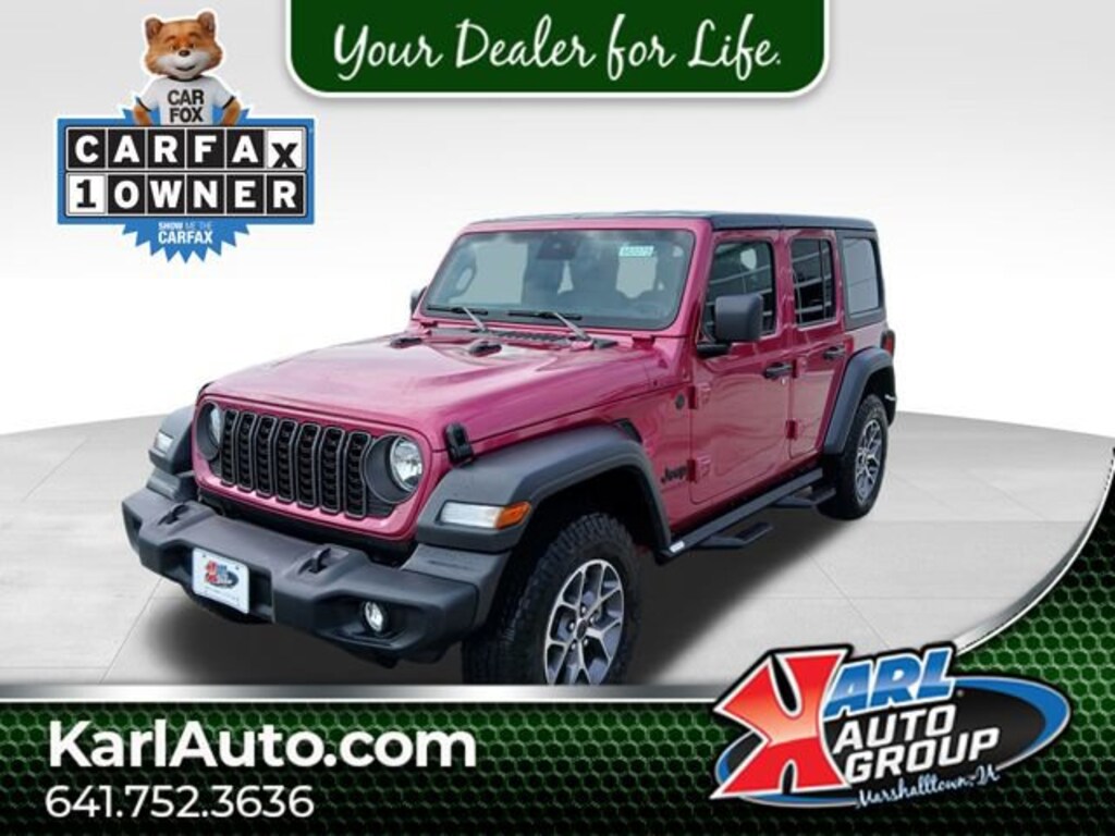 Used 2024 Jeep Wrangler 4-Door Sport S 4x4 SUV