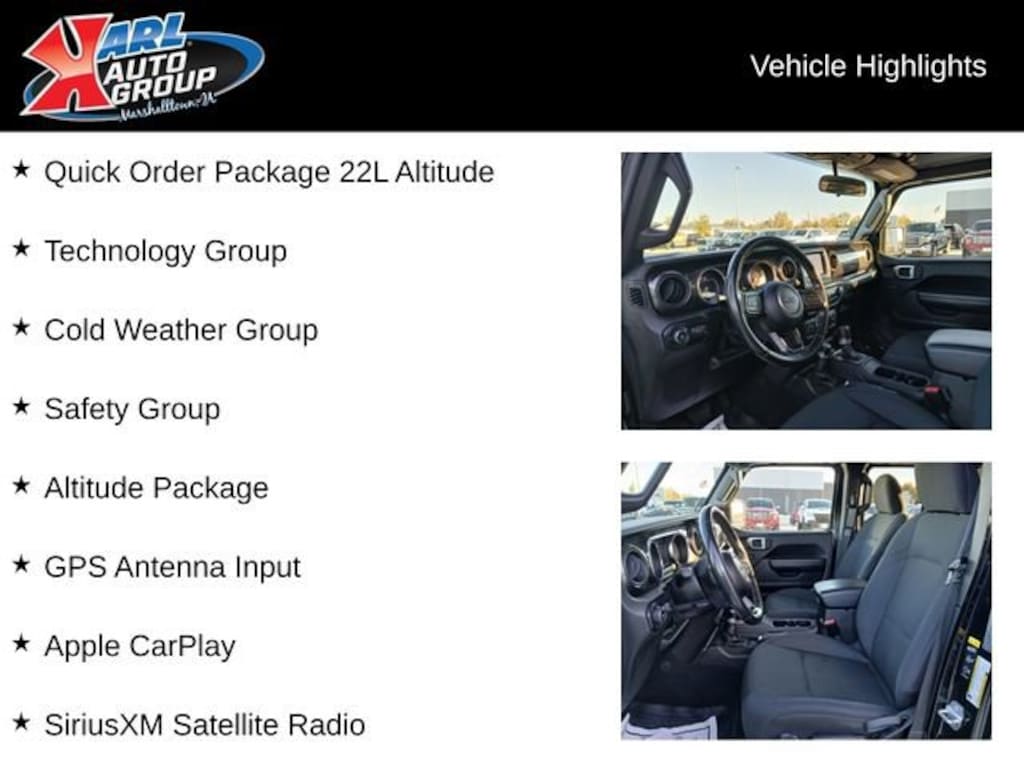 Used 2021 Jeep Wrangler Unlimited Sport Altitude 4x4 SUV