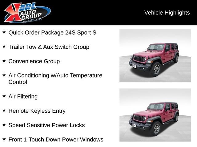 2024 Jeep Wrangler Sport S photo 2
