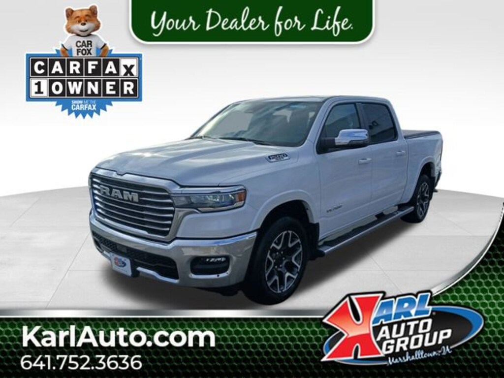 Used 2025 Ram 1500 Laramie Crew Cab 4x4 57 Box Truck