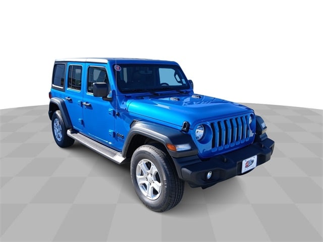 Used 2021 Jeep Wrangler Unlimited Sport S with VIN 1C4HJXDG3MW857092 for sale in Marshalltown, IA