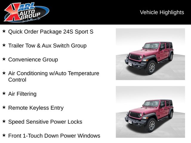 2024 Jeep Wrangler Sport S photo 2