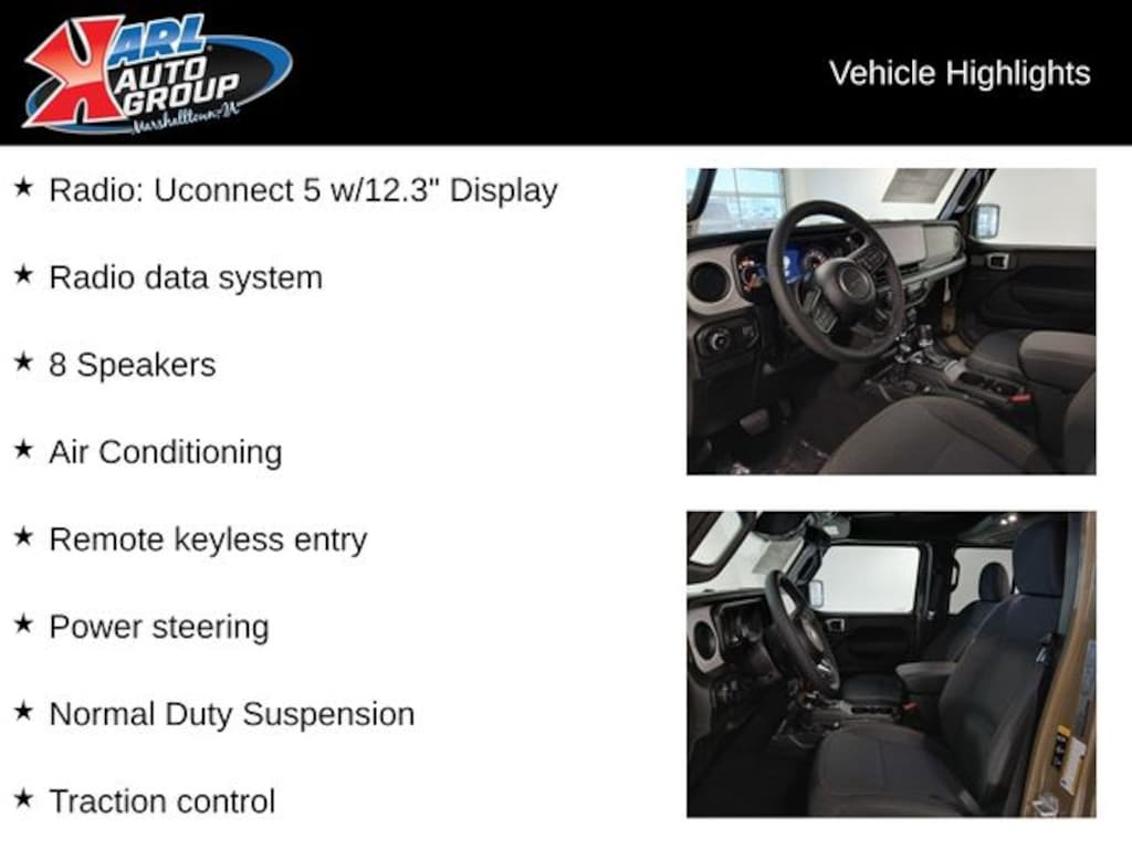 New 2026 Jeep Wrangler Sport Sport Utility