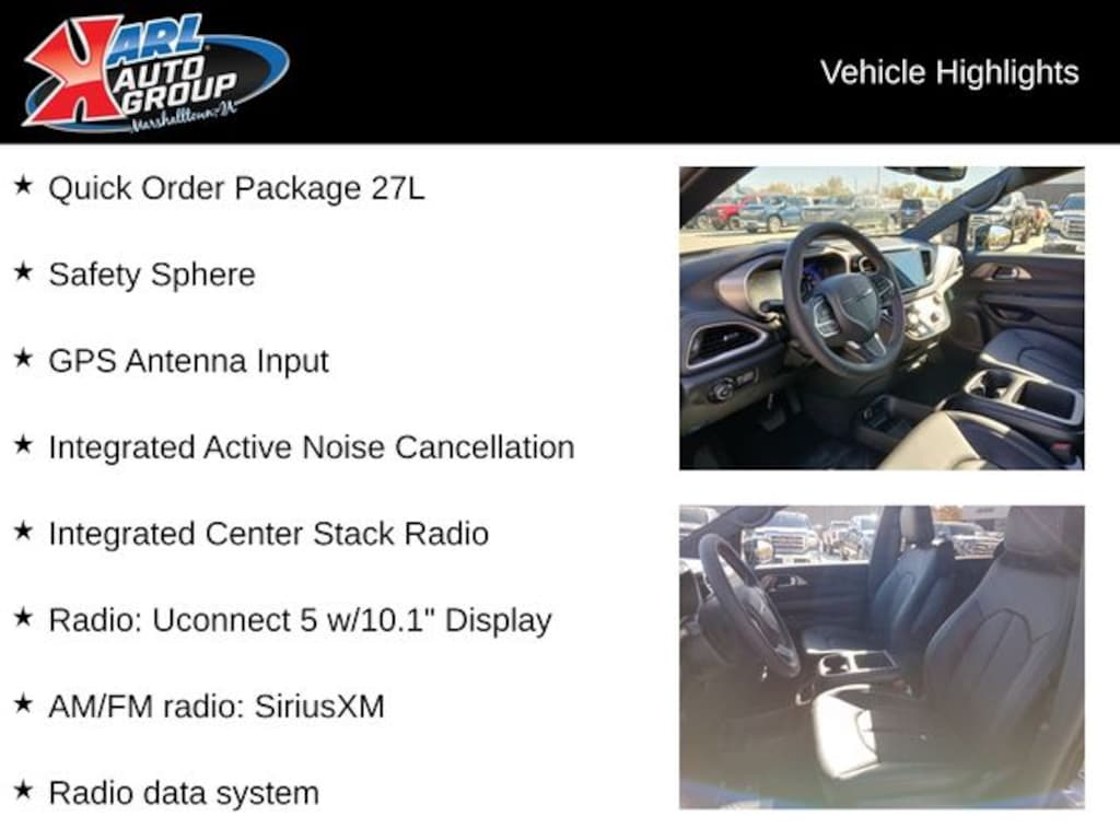 New 2026 Chrysler Pacifica Select Passenger Van