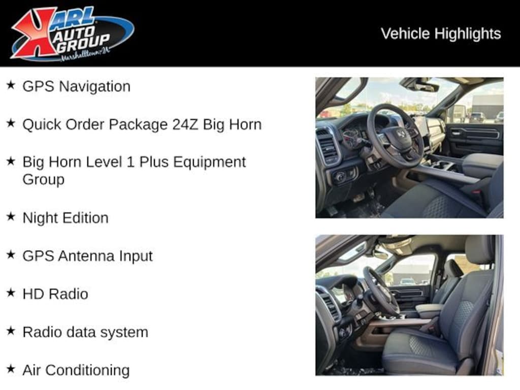 New 2026 Ram 2500 Big Horn Pickup