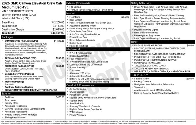 2026 GMC Canyon Elevation - Photo 17