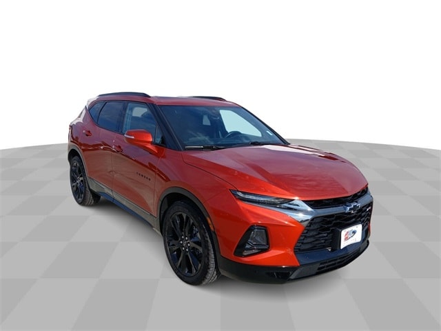 Used 2021 Chevrolet Blazer RS with VIN 3GNKBKRS2MS584443 for sale in Marshalltown, IA