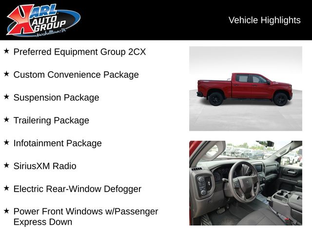 Used 2021 Chevrolet Silverado 1500 Custom with VIN 3GCPYCEL3MG338361 for sale in Marshalltown, IA