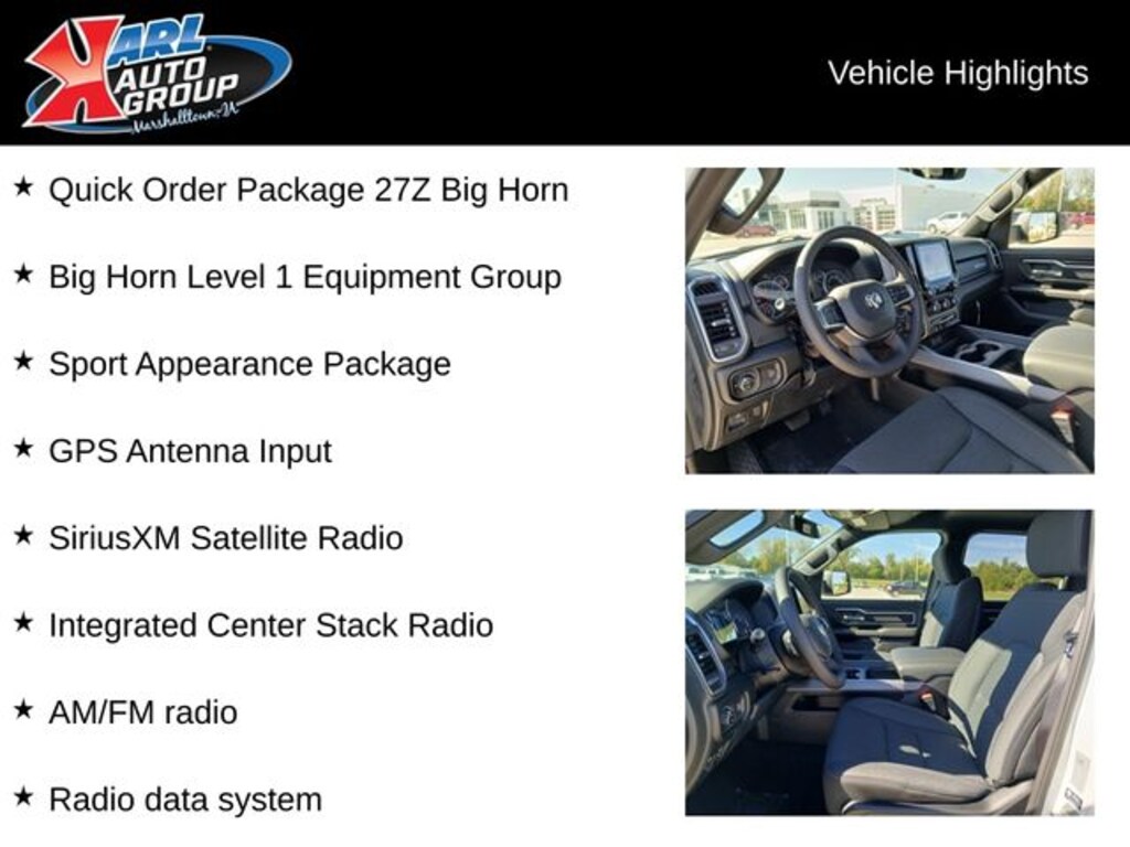 New 2026 Ram 1500 Big Horn/Lone Star Pickup