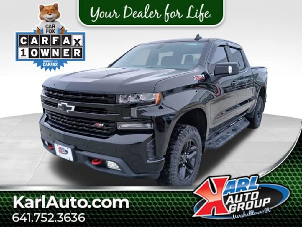 Used 2020 Chevrolet Silverado 1500 LT Trail Boss Truck Crew Cab