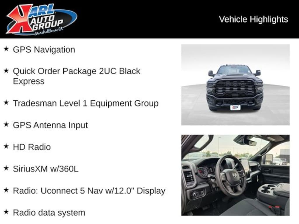 New 2026 Ram 2500 Tradesman Pickup