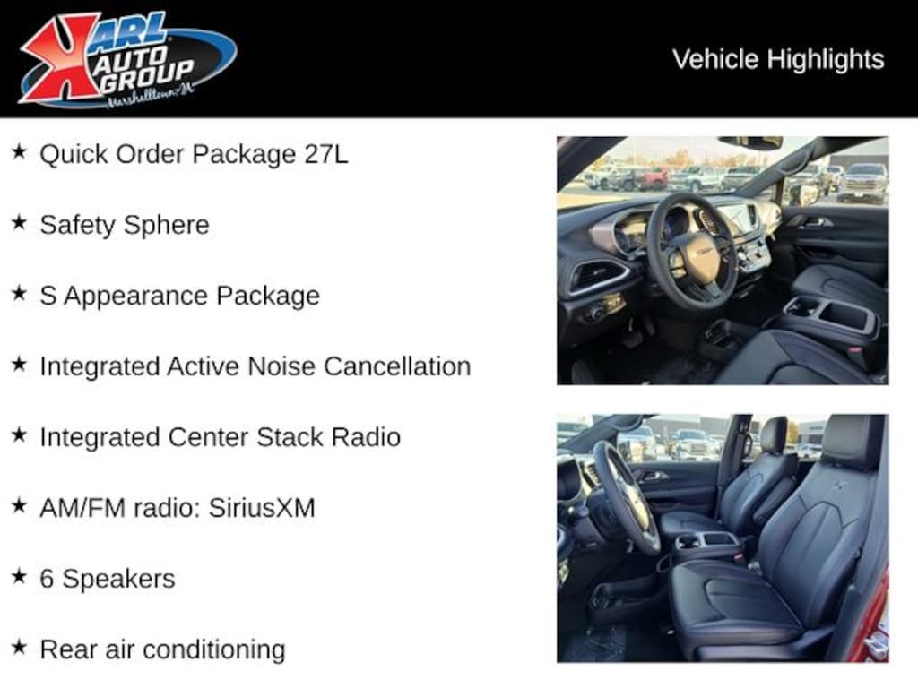 New 2026 Chrysler Pacifica Select Passenger Van