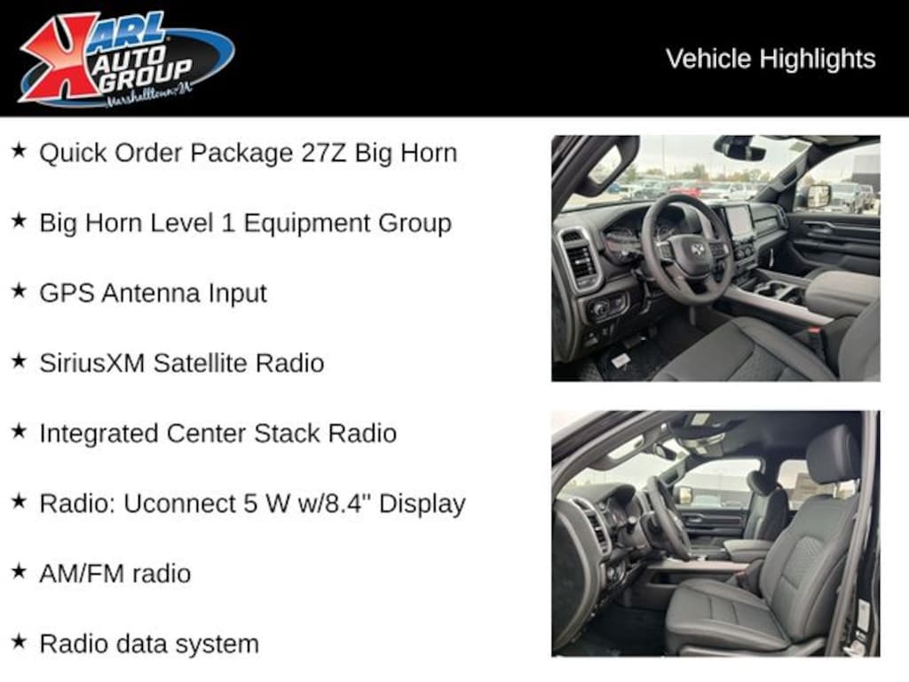 New 2026 Ram 1500 Big Horn/Lone Star Pickup