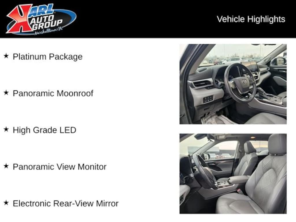 Used 2020 Toyota Highlander Hybrid Platinum SUV