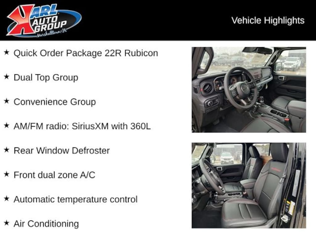 New 2026 Jeep Wrangler Rubicon Sport Utility