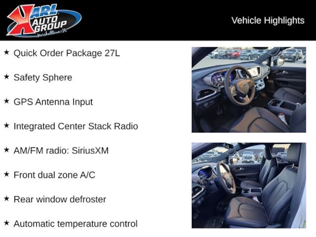 New 2026 Chrysler Pacifica Select Passenger Van