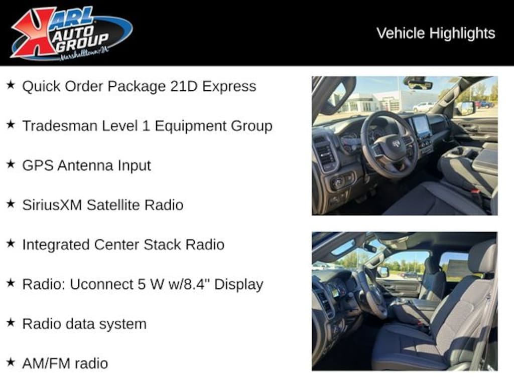 New 2026 Ram 1500 Tradesman Pickup