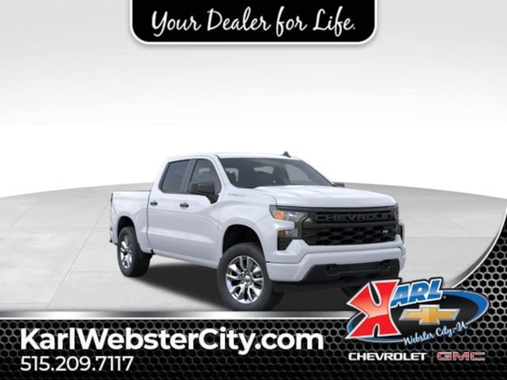 New 2026 Chevrolet Silverado 1500 Custom Truck Crew Cab
