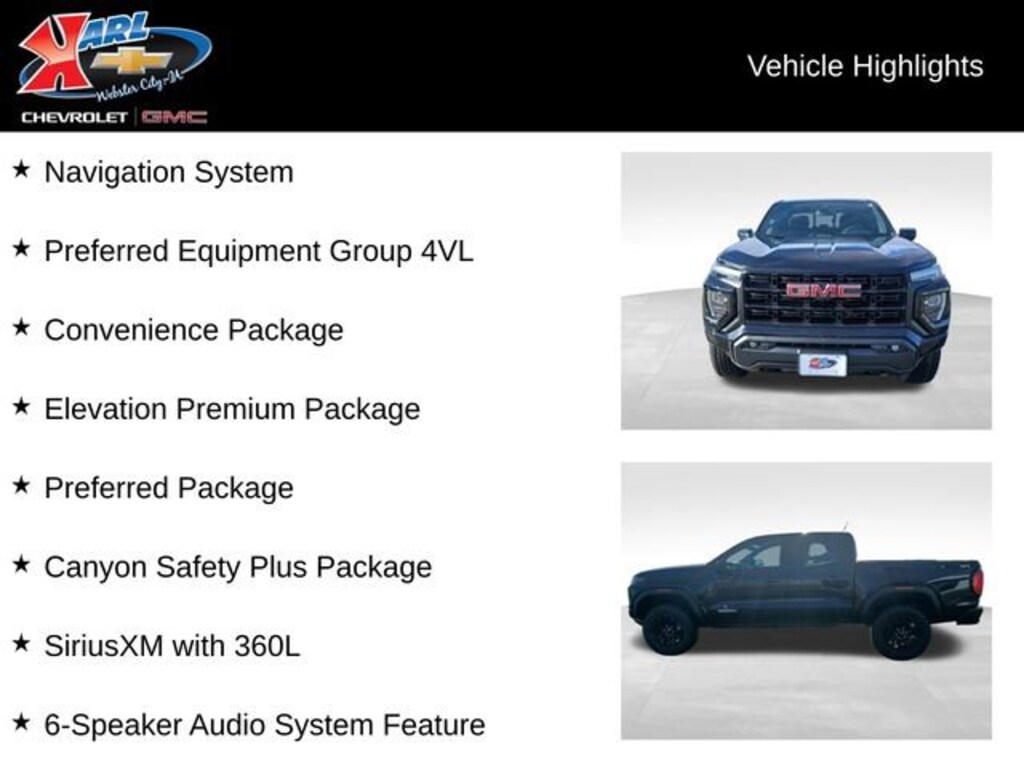 New 2026 GMC Canyon Elevation Truck Crew Cab