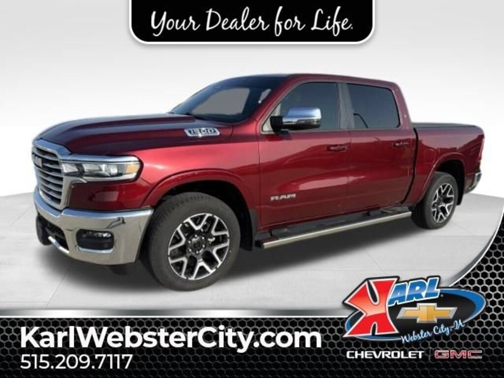 Used 2025 Ram 1500 Laramie Crew Cab 4x4 57 Box Truck