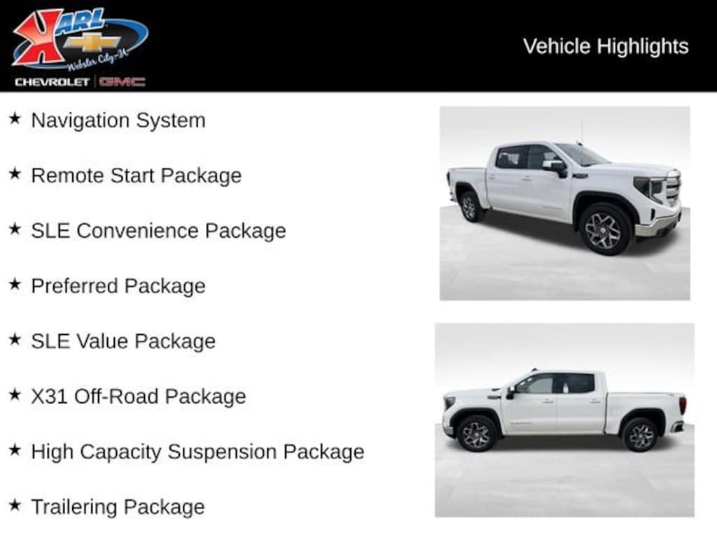 New 2026 GMC Sierra 1500 SLE Truck Crew Cab