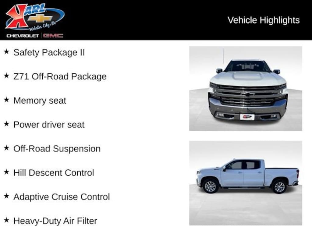 Used 2021 Chevrolet Silverado 1500 LTZ Truck