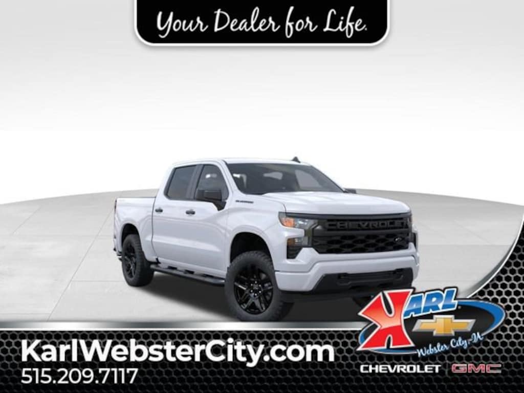New 2026 Chevrolet Silverado 1500 Custom Truck Crew Cab