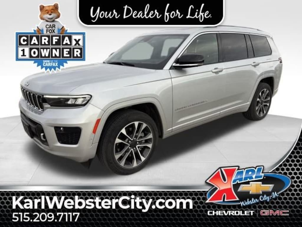 Used 2021 Jeep Grand Cherokee L Overland 4x4 SUV