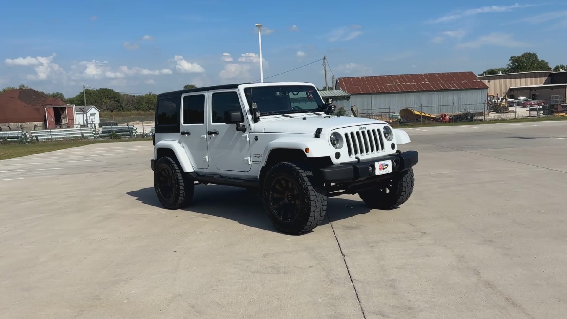 Used 2018 Jeep Wrangler Unlimited Sahara with VIN 1C4HJWEG8JL833134 for sale in Webster City, IA