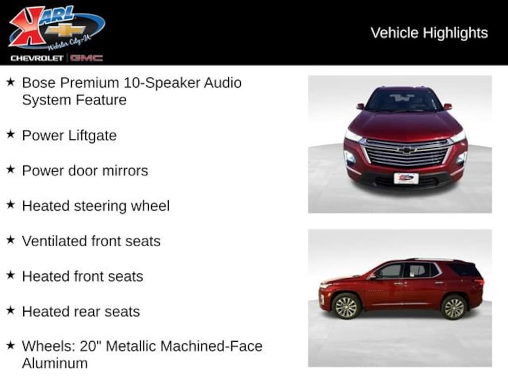 Used 2023 Chevrolet Traverse Premier SUV