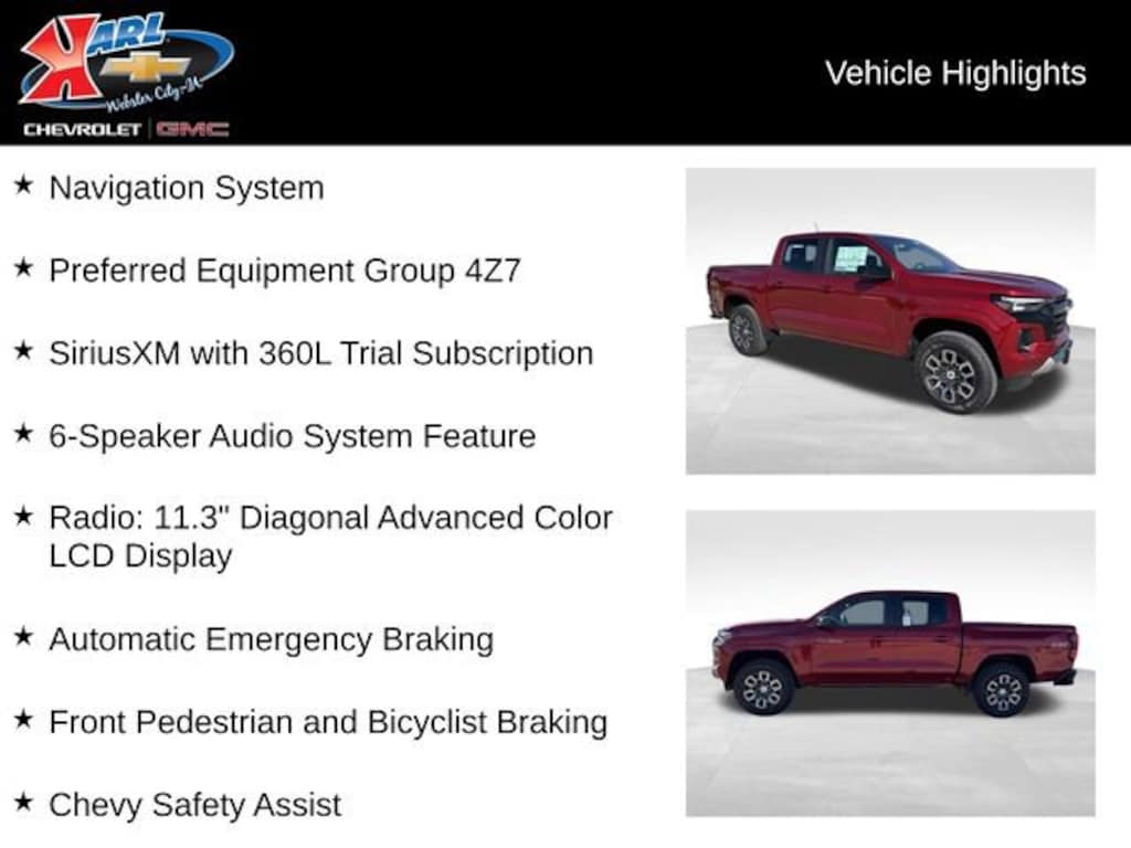 New 2026 Chevrolet Colorado Z71 Truck Crew Cab