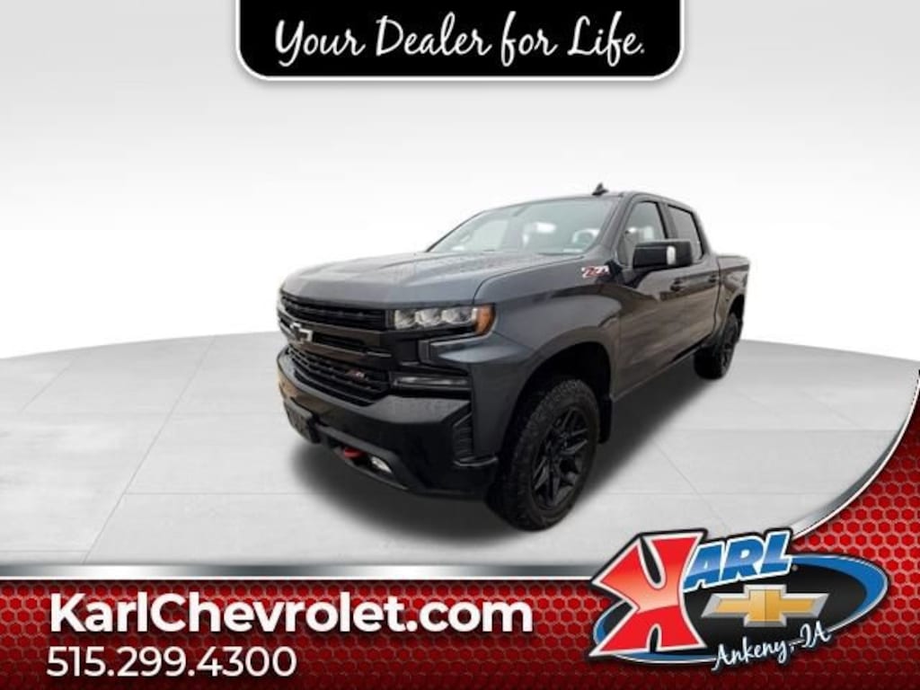 Used 2020 Chevrolet Silverado 1500 LT Trail Boss Truck Crew Cab