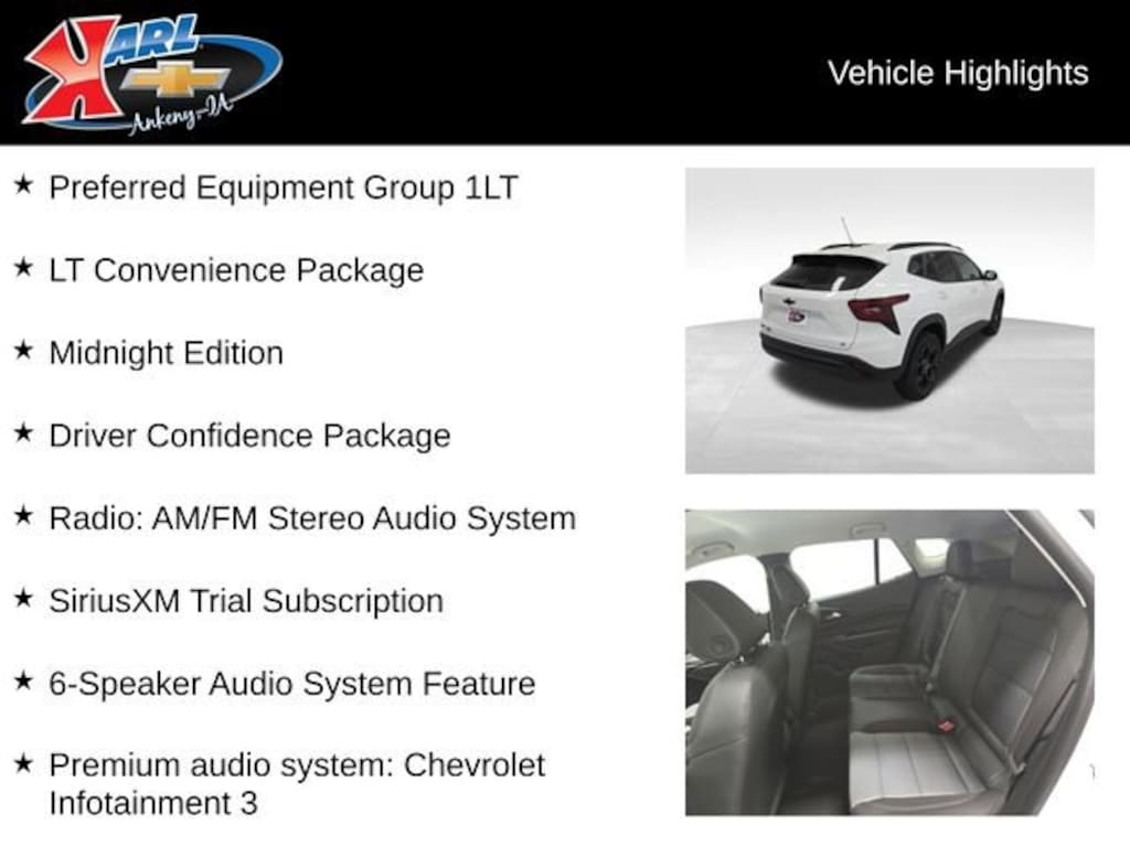 New 2026 Chevrolet Trax LT SUV