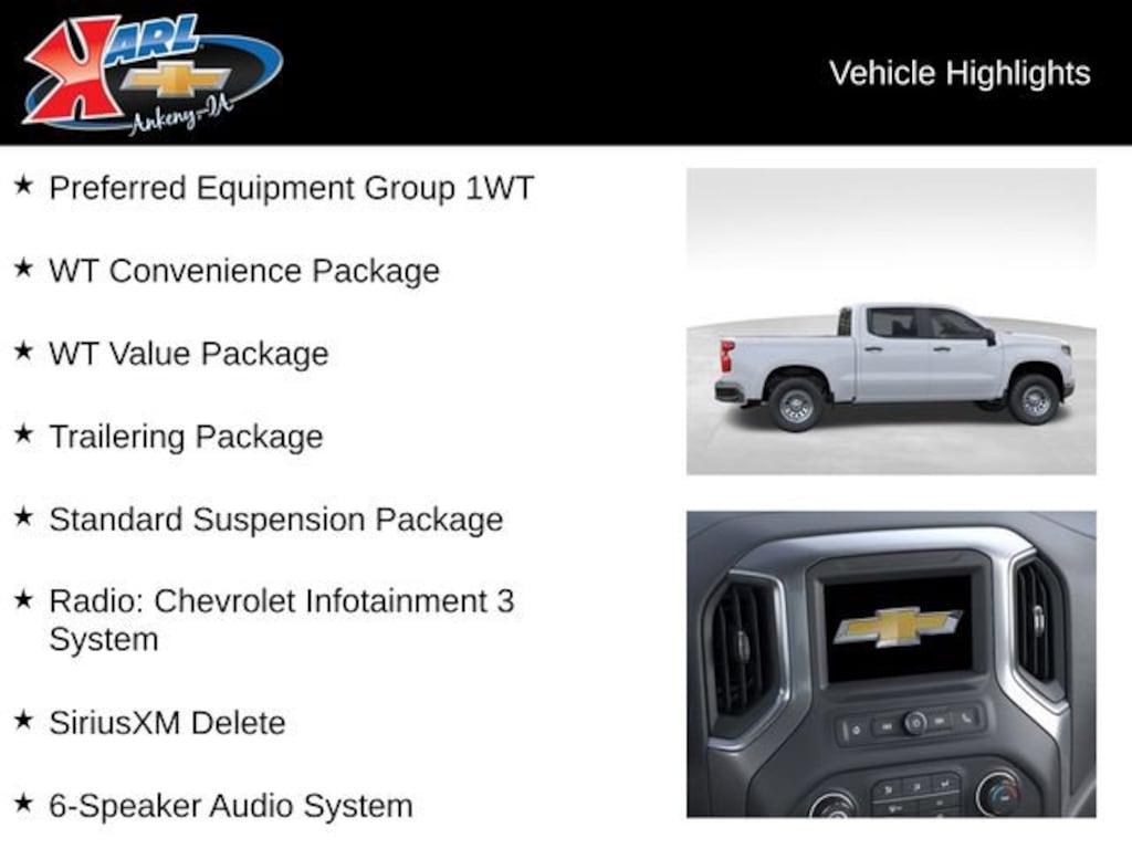 New 2026 Chevrolet Silverado 1500 WT Truck Crew Cab