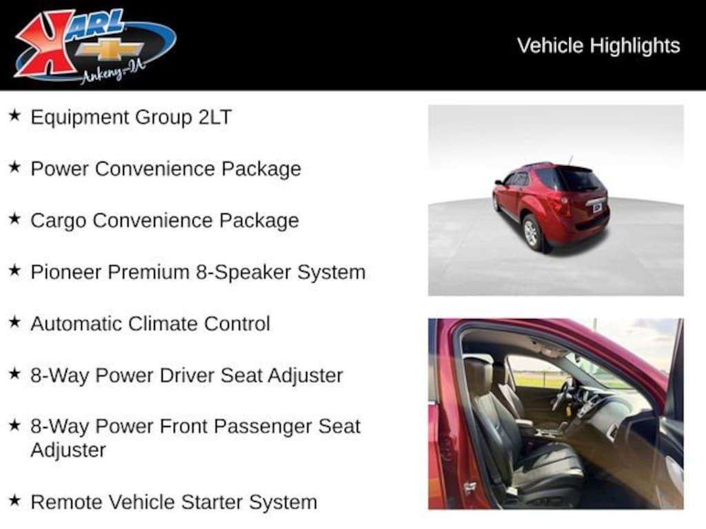 Used 2015 Chevrolet Equinox LT SUV