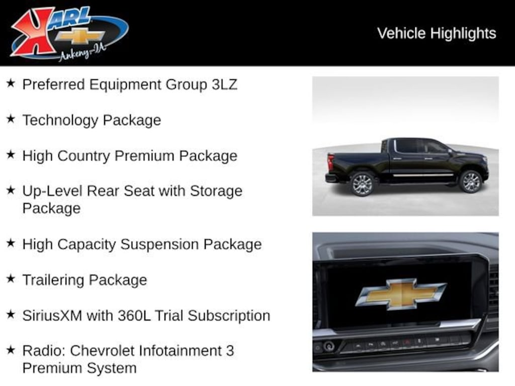 New 2026 Chevrolet Silverado 1500 High Country Truck Crew Cab