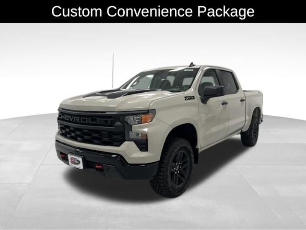 New 2026 Chevrolet Silverado 1500 Custom Trail Boss Truck Crew Cab