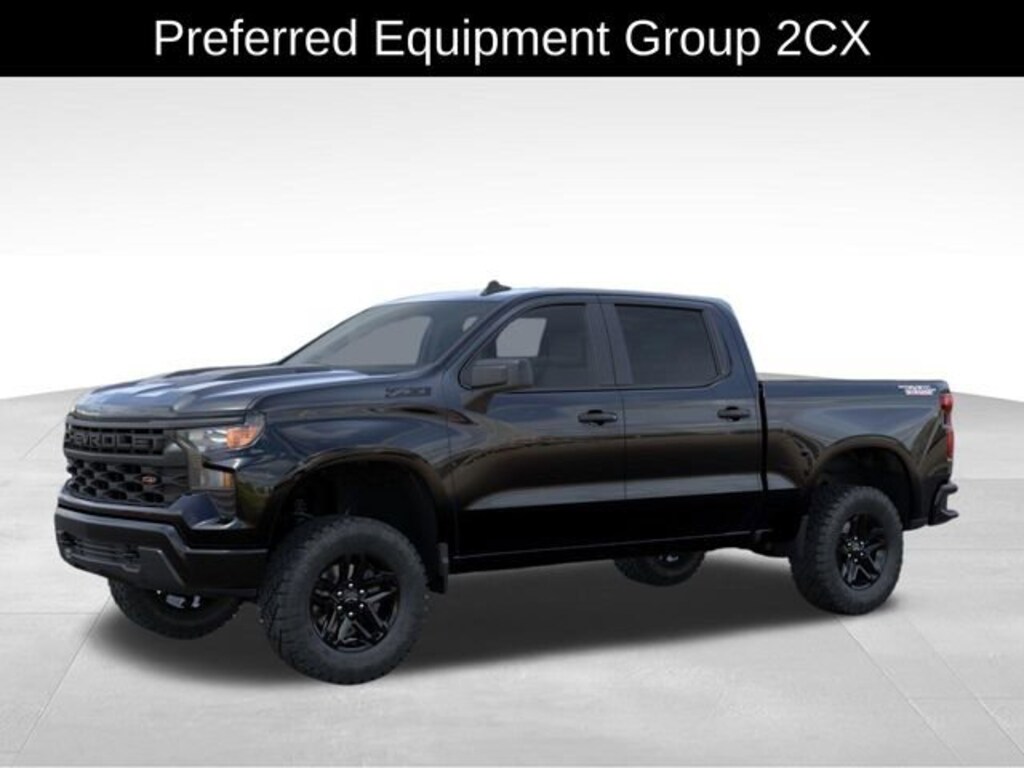 New 2026 Chevrolet Silverado 1500 Custom Trail Boss Truck Crew Cab
