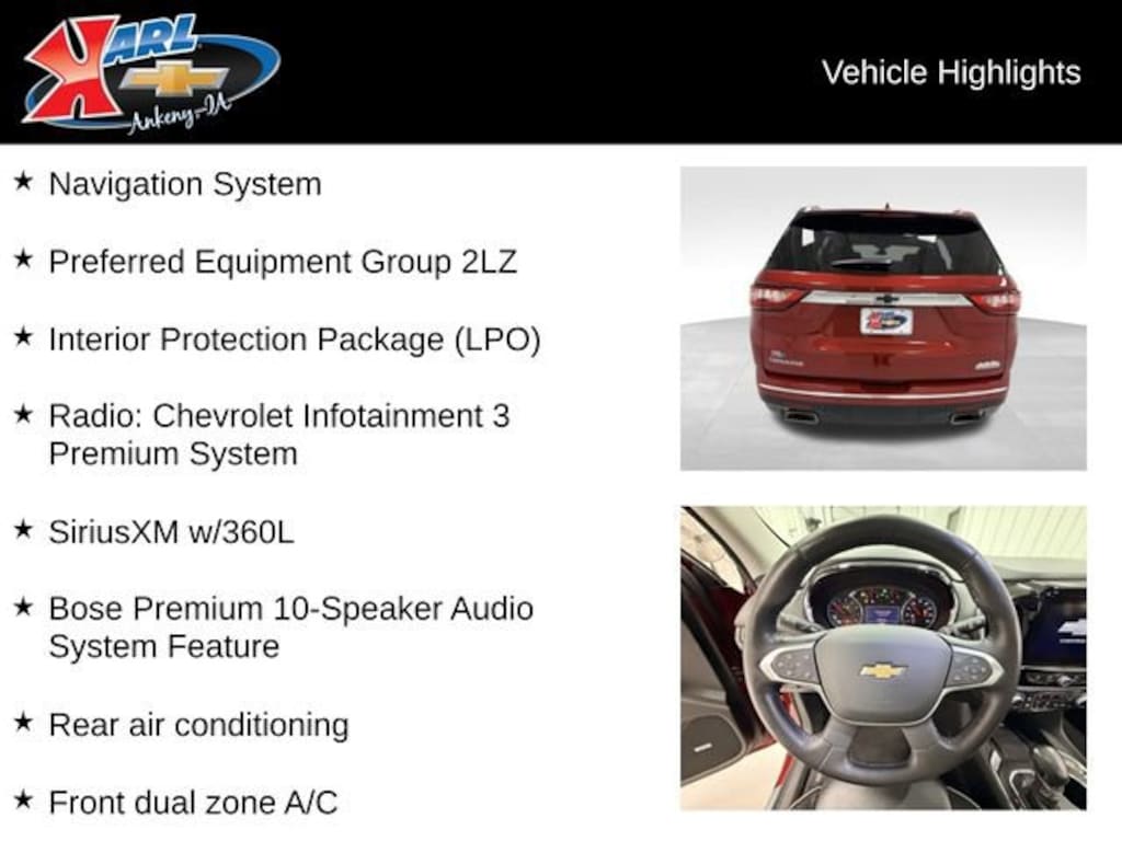 Used 2021 Chevrolet Traverse High Country SUV