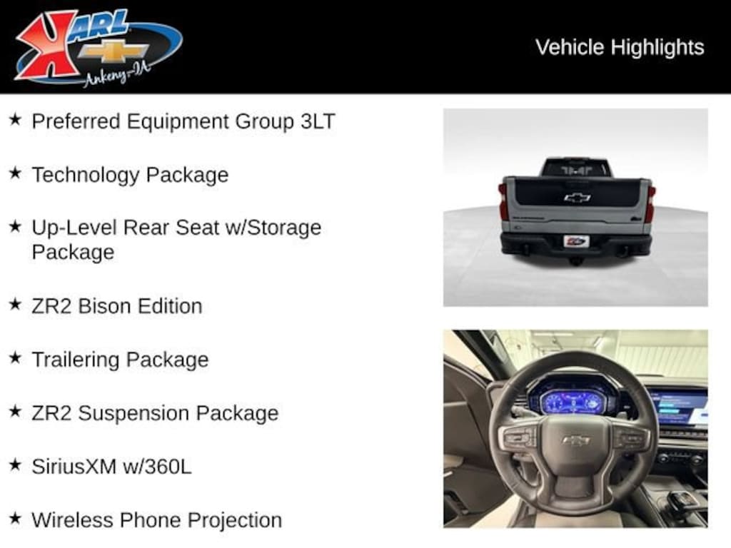 Used 2023 Chevrolet Silverado 1500 ZR2 Truck Crew Cab