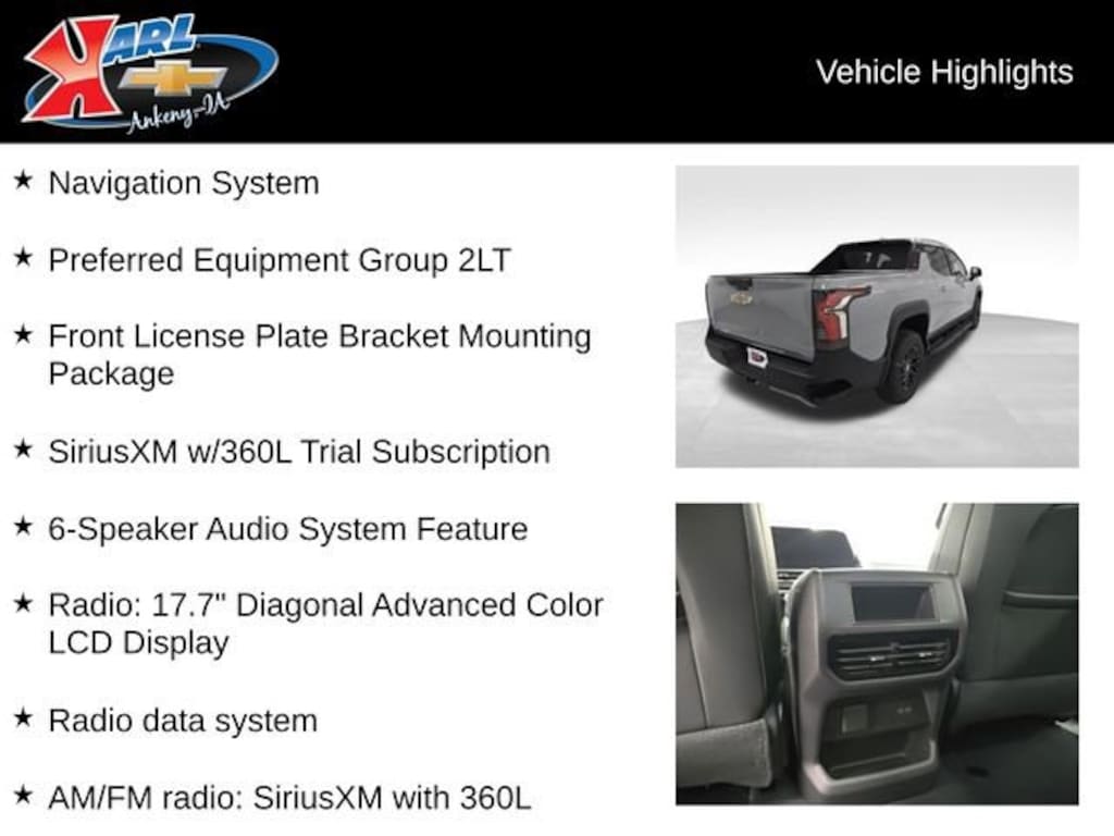 New 2026 Chevrolet Silverado EV LT - Standard Range Truck Crew Cab