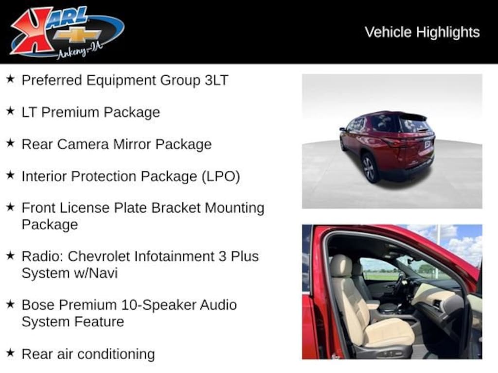 Used 2023 Chevrolet Traverse LT Leather SUV
