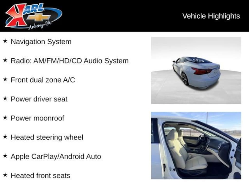 Used 2018 Nissan Maxima SL