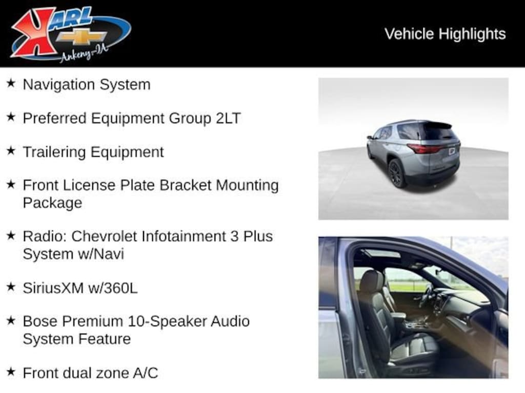 Used 2023 Chevrolet Traverse RS SUV