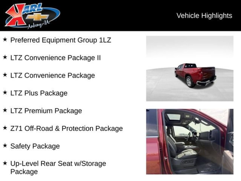 Used 2024 Chevrolet Silverado 1500 LTZ Truck Crew Cab