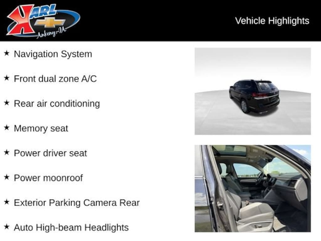 Used 2021 Volkswagen Atlas 2.0T SEL SUV