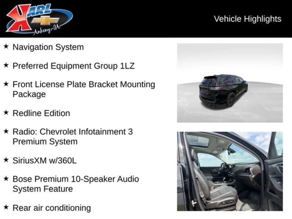 Used 2021 Chevrolet Traverse Premier SUV