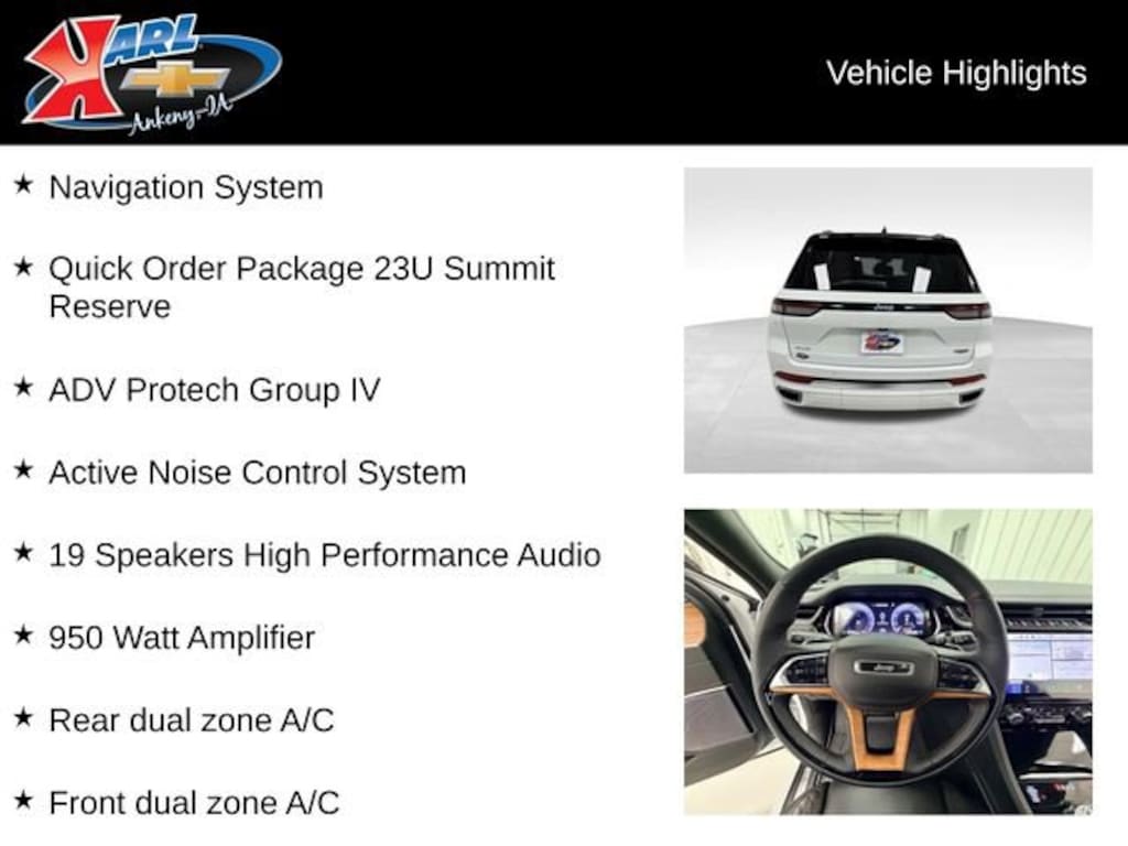 Used 2024 Jeep Grand Cherokee Summit Reserve 4x4 SUV