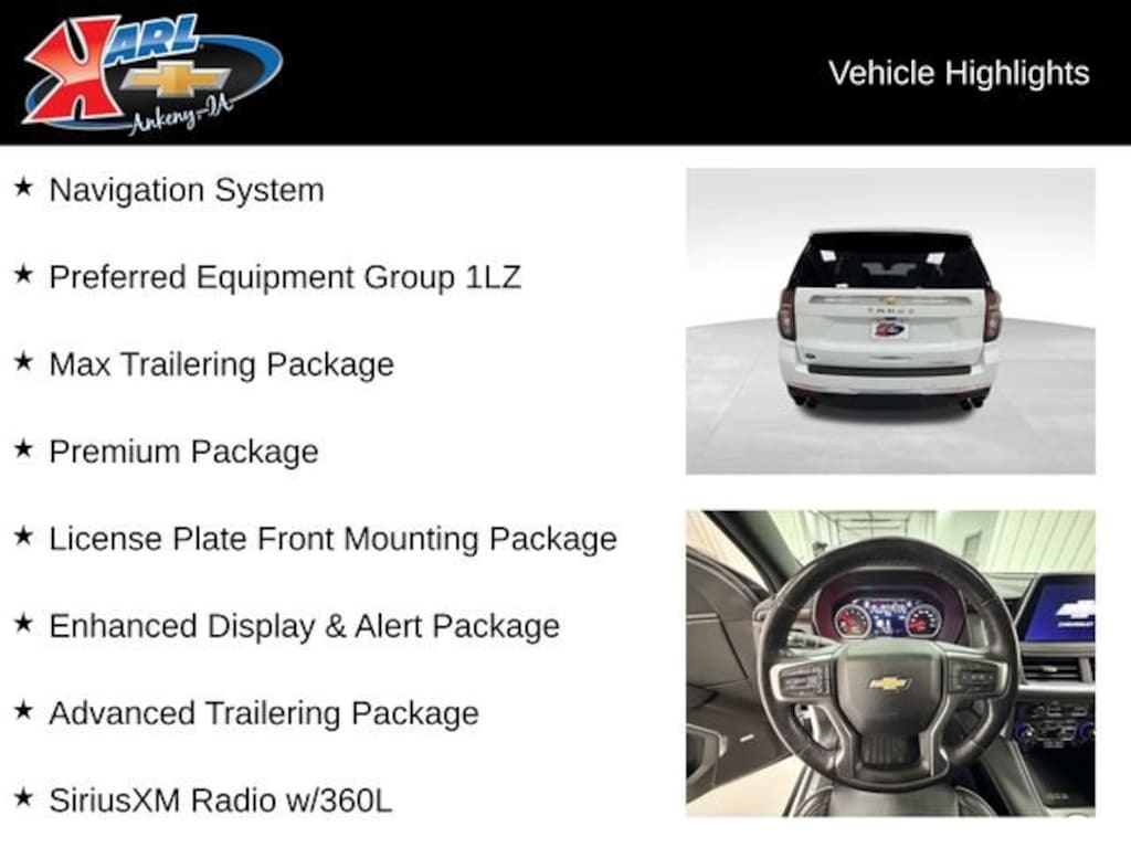 Used 2021 Chevrolet Tahoe Premier SUV