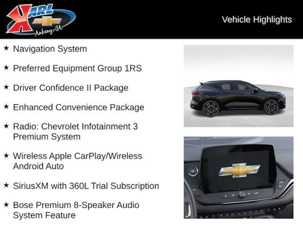 New 2026 Chevrolet Blazer RS SUV